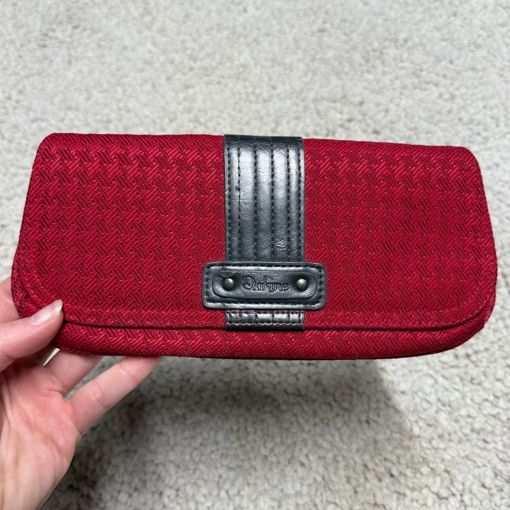 Dakine Red and Black Clutch